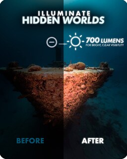 Foto 3 | Foto 3 | Plataforma De Buceo Movo Diverig1 Xl Con Luces Led Impermeables Para Gopro - Venta Internacional.