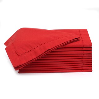 Foto 1 | Foto 1 | Juego De 12 Servilletas De Tela Lightnpro Color Rojo Navideño 45 X 45 Cm - Venta Internacional.