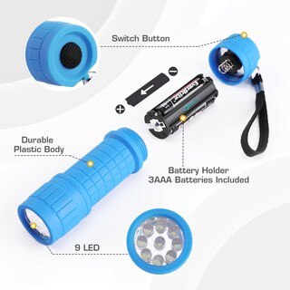 Foto 5 | Foto 5 | Linterna Everbrite De 9 Led Paquete De 6 Con Cordón Y Baterías - Venta Internacional.