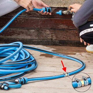 Foto 6 | Foto 6 | Kit De Reparación De Mangueras De Jardín Kichwit De 5/8 Pulgadas De Latón Con Abrazaderas X6 - Venta Internacional.