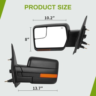 Foto 7 | Foto 7 | Espejo Retrovisor Autosaver88 Compatible Con Ford F150 2004-2014 - Venta Internacional.