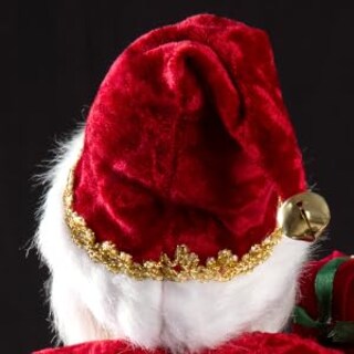 Foto 4 | Foto 4 | Decoraciones Navideñas De Papá Noel Para Niños Menores De 12 Años Con Bolsa De Regalos Y Calcetines - Venta Internacional.