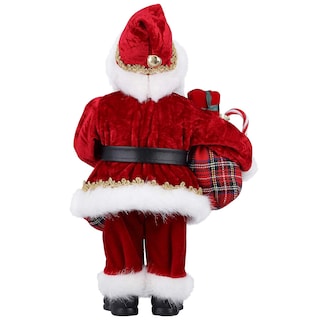 Foto 5 | Foto 5 | Decoraciones Navideñas De Papá Noel Para Niños Menores De 12 Años Con Bolsa De Regalos Y Calcetines - Venta Internacional.