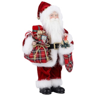 Foto 6 | Foto 6 | Decoraciones Navideñas De Papá Noel Para Niños Menores De 12 Años Con Bolsa De Regalos Y Calcetines - Venta Internacional.