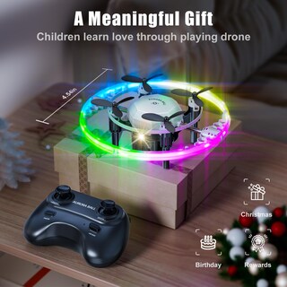 Foto 7 | Foto 7 | Mini Cuadricóptero Rc Drone Augoak 2024 Para Niños Con Luz Led - Venta Internacional.