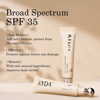 Foto 5 | Foto 5 | Crema Solar Mineral Para Ojos Kyda 15 Ml Spf 35 Antienvejecimiento - Venta Internacional.