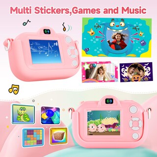 Foto 5 | Foto 5 | Cámara Digital Para Niños Yeehao De 48 Mp Con Doble Lente Para Niños De 3 A 9 Años Con 32 Gb - Venta Internacional.