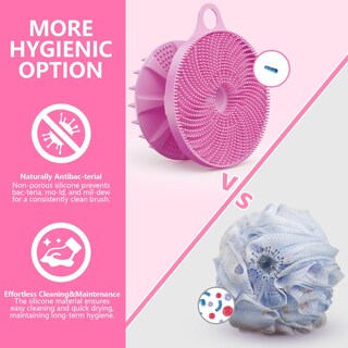 Foto 5 | Foto 5 | Cepillo De Silicona 2 En 1 Beautail Para Ducha Corporal Color Lila - Venta Internacional.