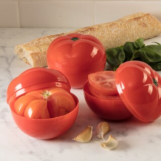 Foto 4 | Foto 4 | Tomato Saver Gourmac Mantiene Los Tomates Cortados Frescos Sin Bpa - Venta Internacional.