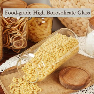 Foto 7 | Foto 7 | Recipiente De Vidrio Labina Hermético De 1200 Ml Con Tapa De Madera - Venta Internacional.