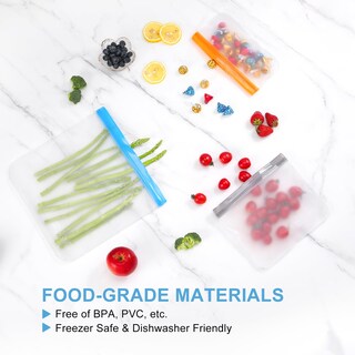 Foto 5 | Foto 5 | Bolsas Reutilizables Para Aperitivos Lerine Aptas Para Lavavajillas  Paquete De 9 Unidades  Silicona - Venta Internacional.