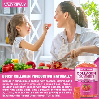 Foto 7 | Foto 7 | Gomitas De Colágeno Vajykewjy Veganas Con Biotina Vitamina C Y Zinc 60 Unidades - Venta Internacional.