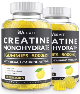 Foto 1 | Foto 1 | Gomitas De Monohidrato De Creatina Weevit 5 G Con L-taurina Con Sabor A Limón - Venta Internacional.