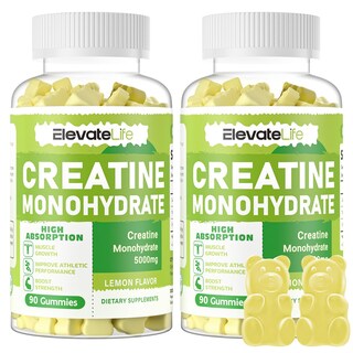 Foto 1 | Foto 1 | Suplemento De Gomitas Elevatelife Con Monohidrato De Creatina De 5000 Mg - Venta Internacional.