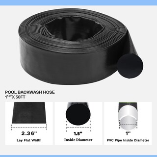 Foto 3 | Foto 3 | Manguera Para Retrolavado De Piscinas Eastrans De 1 5 Cm X 15 M Con 2 Abrazaderas - Venta Internacional.