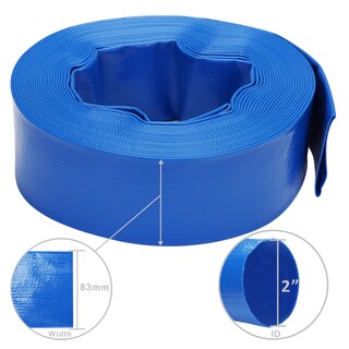 Foto 2 | Foto 2 | Manguera De Retrolavado Para Piscinas Derpipe De Pvc 2 X 50 Pies Con Abrazaderas - Venta Internacional.