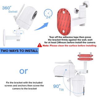 Foto 4 | Foto 4 | Soporte De Pared Para Monitor De Bebé Con Ángulo De Visión Ajustable Para Vtech - Venta Internacional.