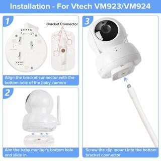 Foto 4 | Foto 4 | Soporte De Monitor De Bebé Wochel Para Vtech Vm923/vm924/vm919hd - Venta Internacional.