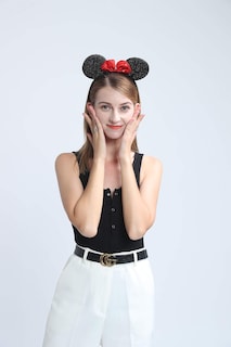 Foto 5 | Foto 5 | Disfraz De Orejas De Ratón Con Diadema Fanyity Para Fiesta De Navidad - Venta Internacional.