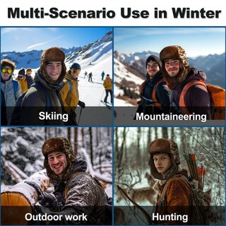 Foto 7 | Foto 7 | Sombrero Tramper Eléctrico Mzqln Con Calefacción Para Invierno Con Batería Recargable - Venta Internacional.