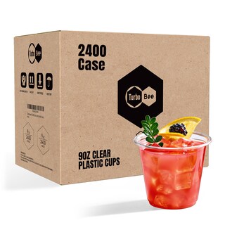 Foto 1 | Foto 1 | Vasos Desechables De Plástico Transparente Turbo Bee 2400 Paquete De 250 Ml - Venta Internacional.