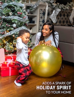 Foto 5 | Foto 5 | Adornos Navideños Bolas Gigantes Inflables Para Disfraz De Agente - Venta Internacional.