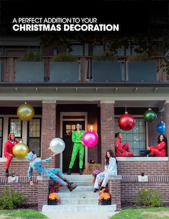 Foto 6 | Foto 6 | Adornos Navideños Bolas Gigantes Inflables Para Disfraz De Agente - Venta Internacional.