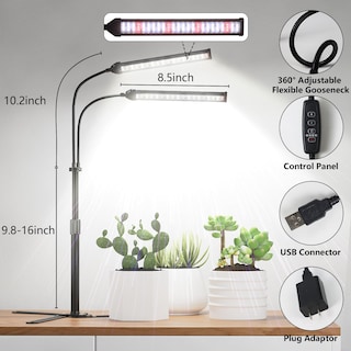 Foto 2 | Foto 2 | Grow Lights Awlylnll 6000 K Espectro Completo 144 Led 9 A 16 Pulgadas - Venta Internacional.