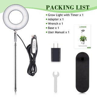 Foto 7 | Foto 7 | Plant Grow Light Lordem Led De Espectro Completo Para Plantas De Interior - Venta Internacional.