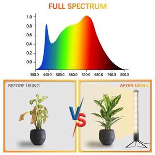 Foto 3 | Foto 3 | Luces Led De Pie Vertical Awlylnll T10 De Grow Lights 30 W 6000 K - Venta Internacional.