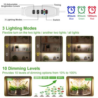 Foto 3 | Foto 3 | Led Grow Light Foxgarden De Espectro Completo 384 Para Plantas De Interior - Venta Internacional.