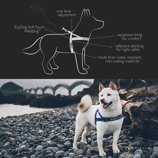 Foto 3 | Foto 3 | Arnés Para Perros Ezydog Premium Quick Fit Ajustable Negro - Venta Internacional.