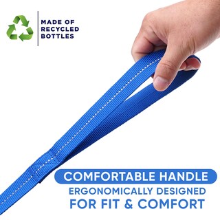 Foto 6 | Foto 6 | Correa Para Perro Pawtitas Reciclada De 6 Pies Con Costuras Reflectantes Azul - Venta Internacional.