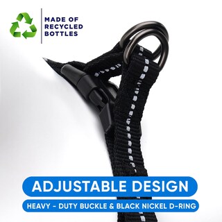 Foto 5 | Foto 5 | Arnés Para Perros Pawtitas Botellas De Plástico Recicladas Xs Color Negro - Venta Internacional.