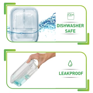 Foto 5 | Foto 5 | Recipientes De Vidrio Para Preparación De Comidas Prepnaturals De 1 L (paquete De 5) - Venta Internacional.
