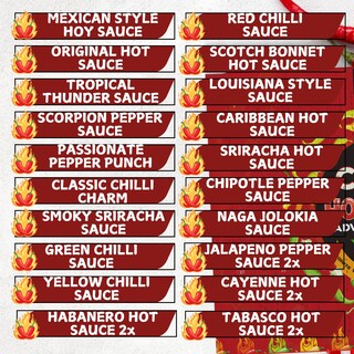 Foto 7 | Foto 7 | Calendario De Adviento Con Salsa Picante 2024 Con 24 Botellas De Salsa De Chile - Venta Internacional.