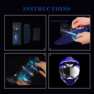 Foto 4 | Foto 4 | Película Antivaho Para Visera De Casco De Moto Rvbasics Universal - Venta Internacional.