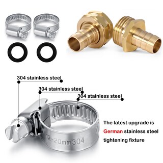 Foto 2 | Foto 2 | Conector De Reparación De Mangueras De Jardín Siguranta Con Abrazaderas De 5/8 Púas - Venta Internacional.