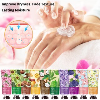Foto 5 | Foto 5 | Crema De Manos Ankooy Hidratante Paquete De 12 Unidades Para Manos Secas Y Mujeres - Venta Internacional.