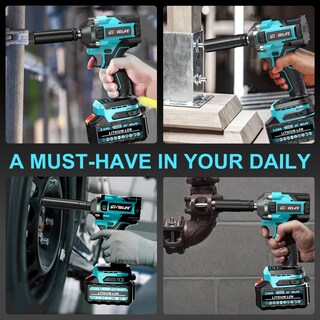 Foto 6 | Foto 6 | Llave De Impacto Geveelife 550n.m/400 Ft-lbs Sin Escobillas 1/2 Con 2 X 3.0 Ah - Venta Internacional.