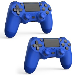Foto 1 | Foto 1 | Paquete De 2 Controladores De Ps4 Shinxin Con Doble Vibración Y Audio De 3 5 Mm - Venta Internacional.