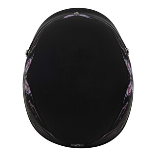Foto 5 | Foto 5 | Medio Casco De Moto Vcan Cruiser Intrincate Butterfly Negro - Venta Internacional.
