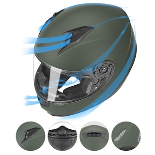 Foto 7 | Foto 7 | Casco De Moto Glx Gx11 Compacto  Ligero  Integral  Dot - Venta Internacional.