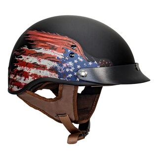 Foto 3 | Foto 3 | Casco De Moto Vcan Cruiser Half Face Con Parasol Dot - Venta Internacional.