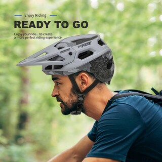 Foto 6 | Foto 6 | Casco De Bicicleta Batfox La302 Para Bicicleta Mtb Para Adultos (gris) - Venta Internacional.