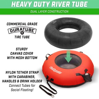 Foto 2 | Foto 2 | River Tube Gosports Heavy-duty De 112 Cm Con Funda De Lona De Primera Calidad - Venta Internacional.