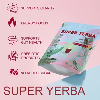 Foto 5 | Foto 5 | Té De Yerba Mate En Polvo Celljuvmax Limonada De Frambuesa 30 Unidades - Venta Internacional.