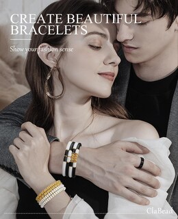 Foto 4 | Foto 4 | Kit Para Hacer Pulseras Clabead Clay Beads Con Cuentas Doradas Y Flores - Venta Internacional.