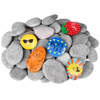 Rocas De Río Para Pintar Dojobkinb  60 Unidades  Tamaño 5 A 7 Cm - Venta Internacional.