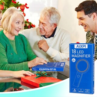 Foto 7 | Foto 7 | Lupa Aixpi 30x 40x Con Luz Y Soporte De 18 Led Negra - Venta Internacional.